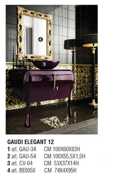 GAUDÌ ELEGANT 12 - Console sink with drawers by LASA IDEA - view 3